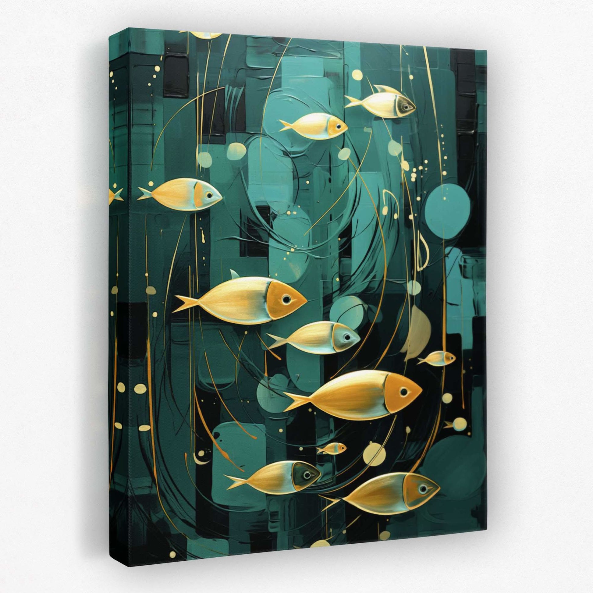 Emerald Oasis - Emerald Canvas Wall Art