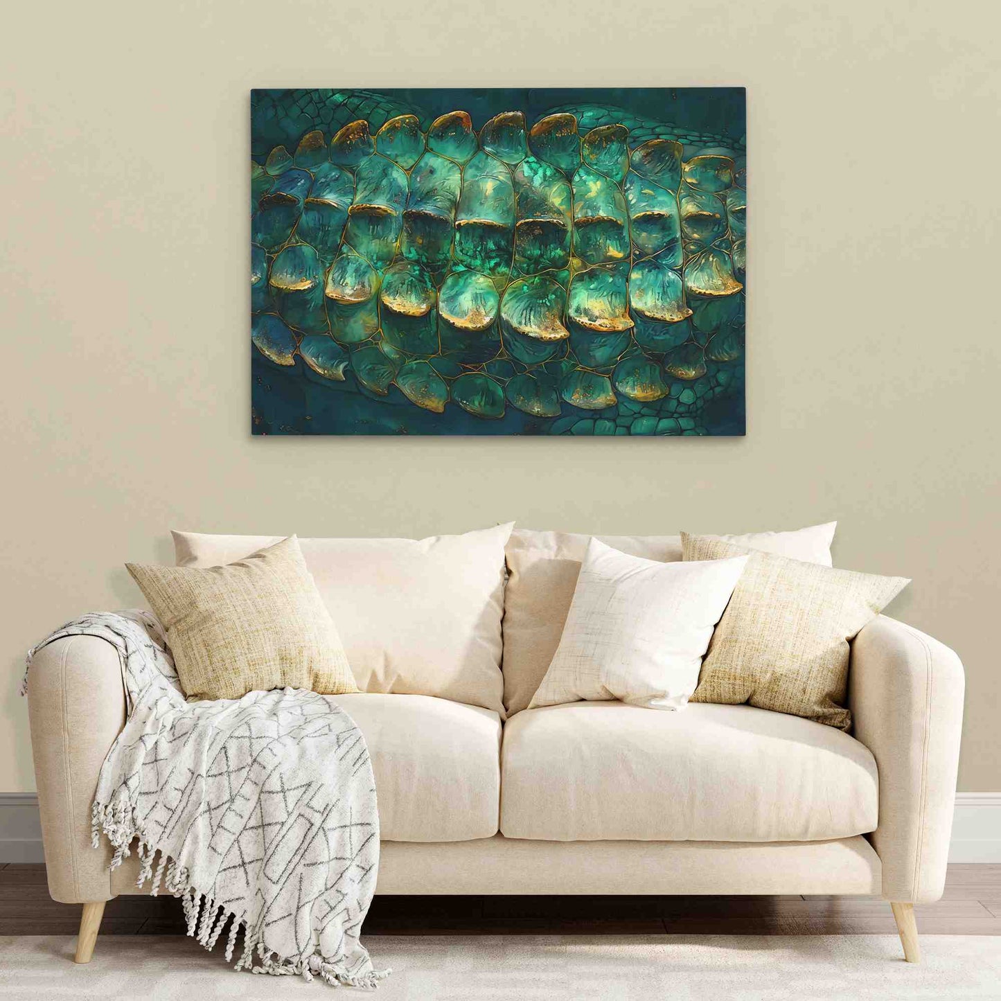 Emerald Scales - Alligator Art