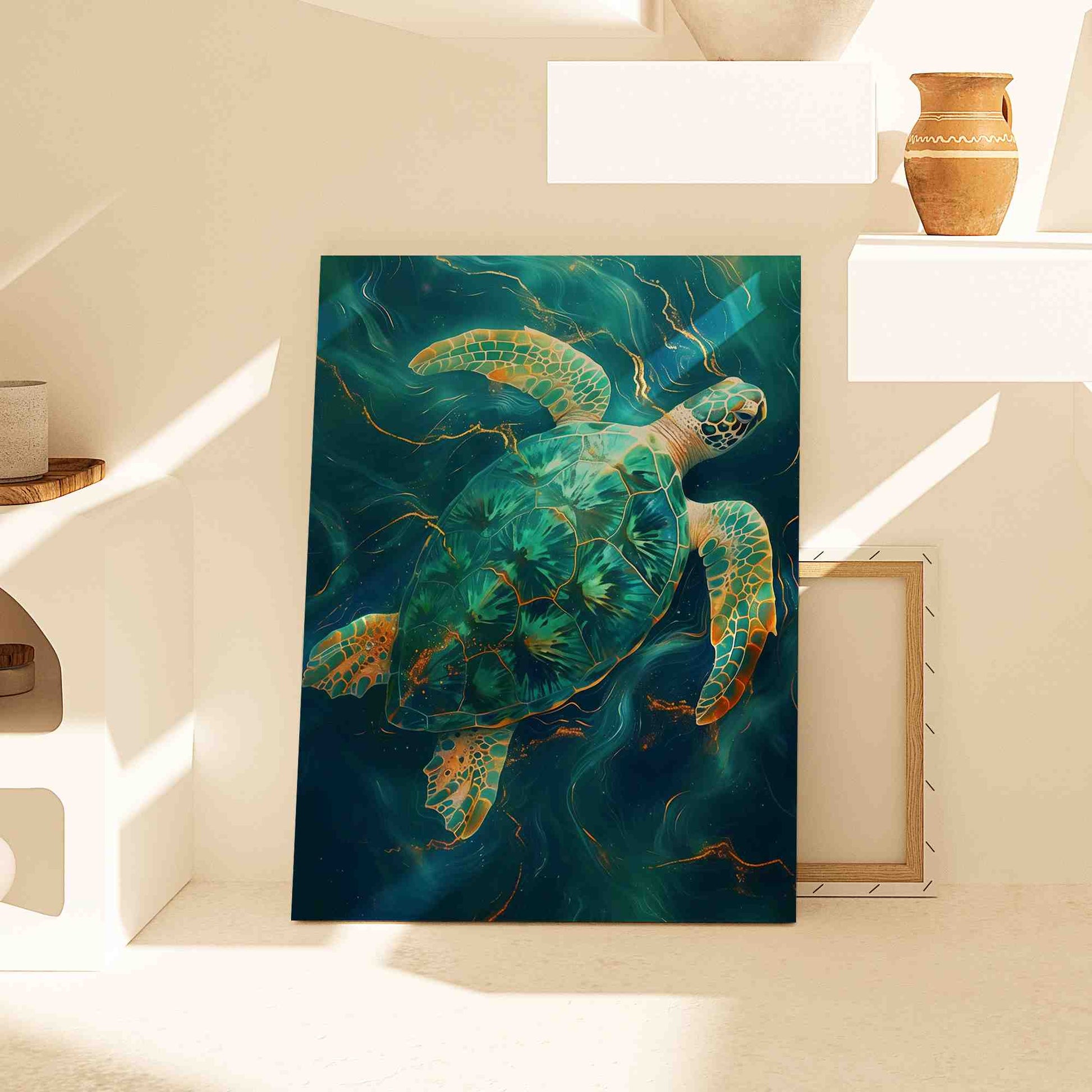 Emerald Tortoise - Animals Art