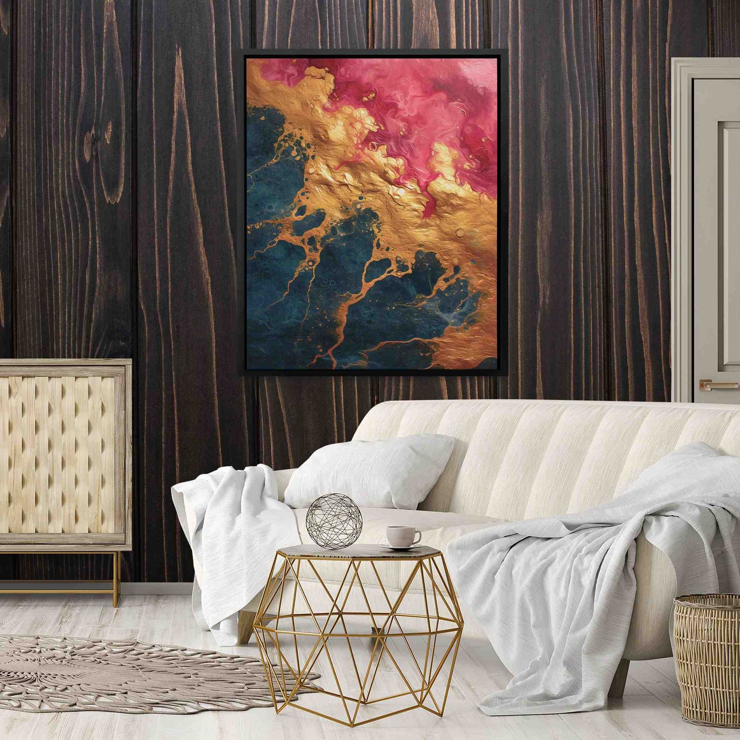 Emotional Gold - Gold Wall Art