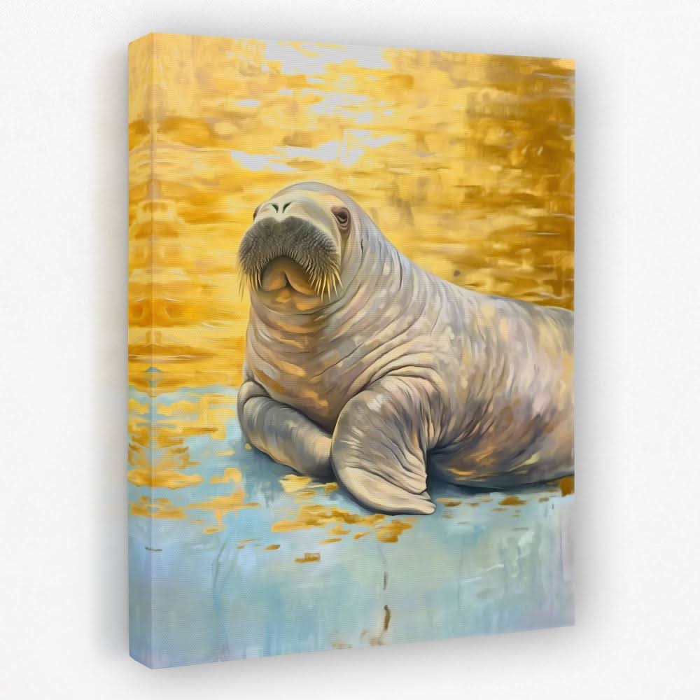 Emperor of the Ice - Coastal Canvas Wall Art