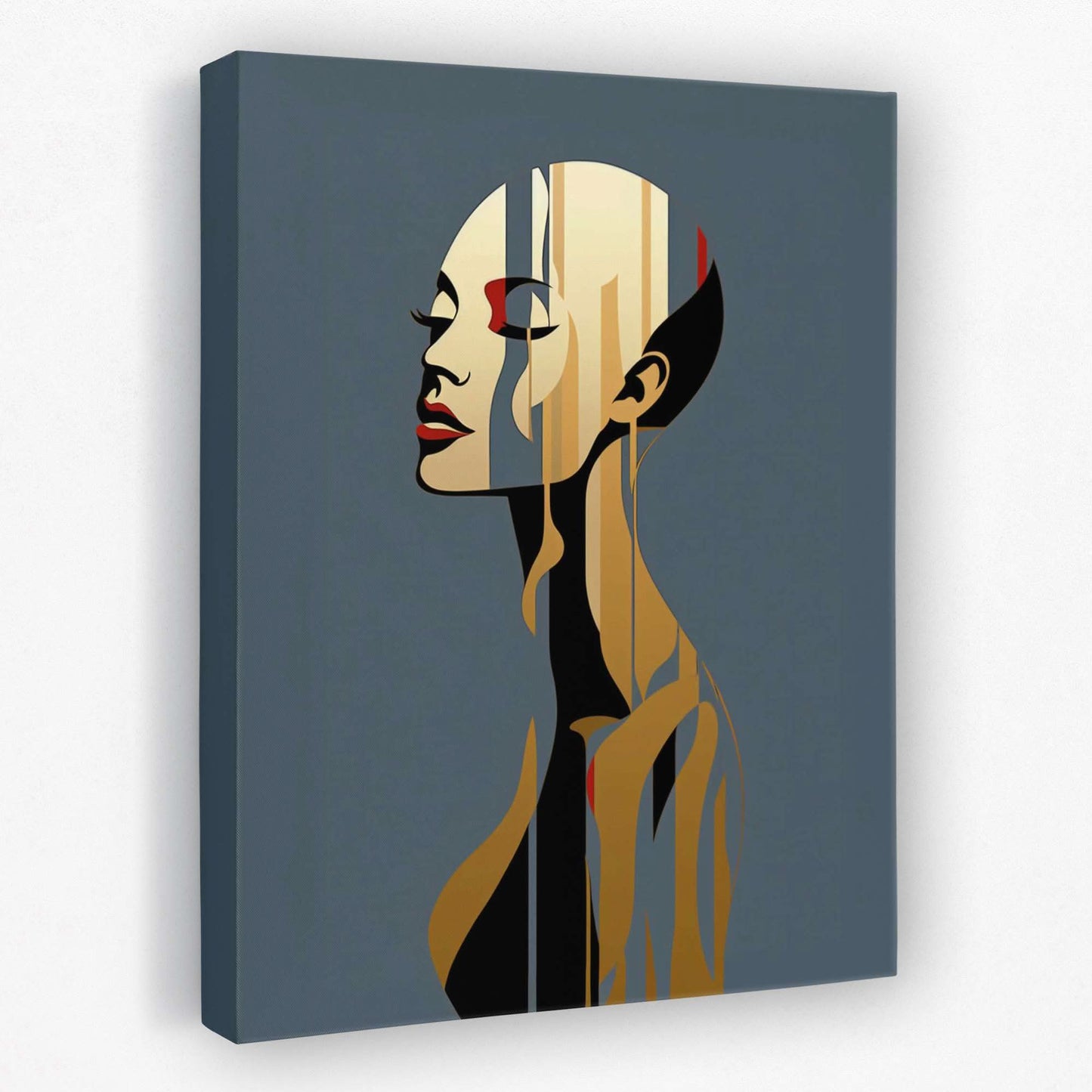 Empowered Soul - Minimalist Wall Art in Black Frame