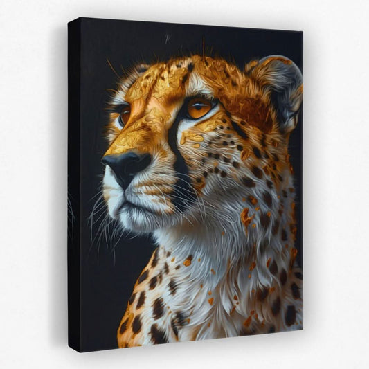 Enchanted Cheetah - Animals Canvas Wall Art