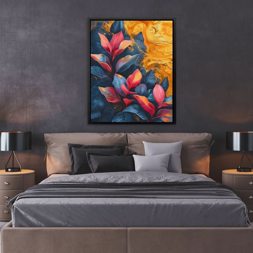 Enchanted Echoes - Modern Colorful Canvas Wall Art