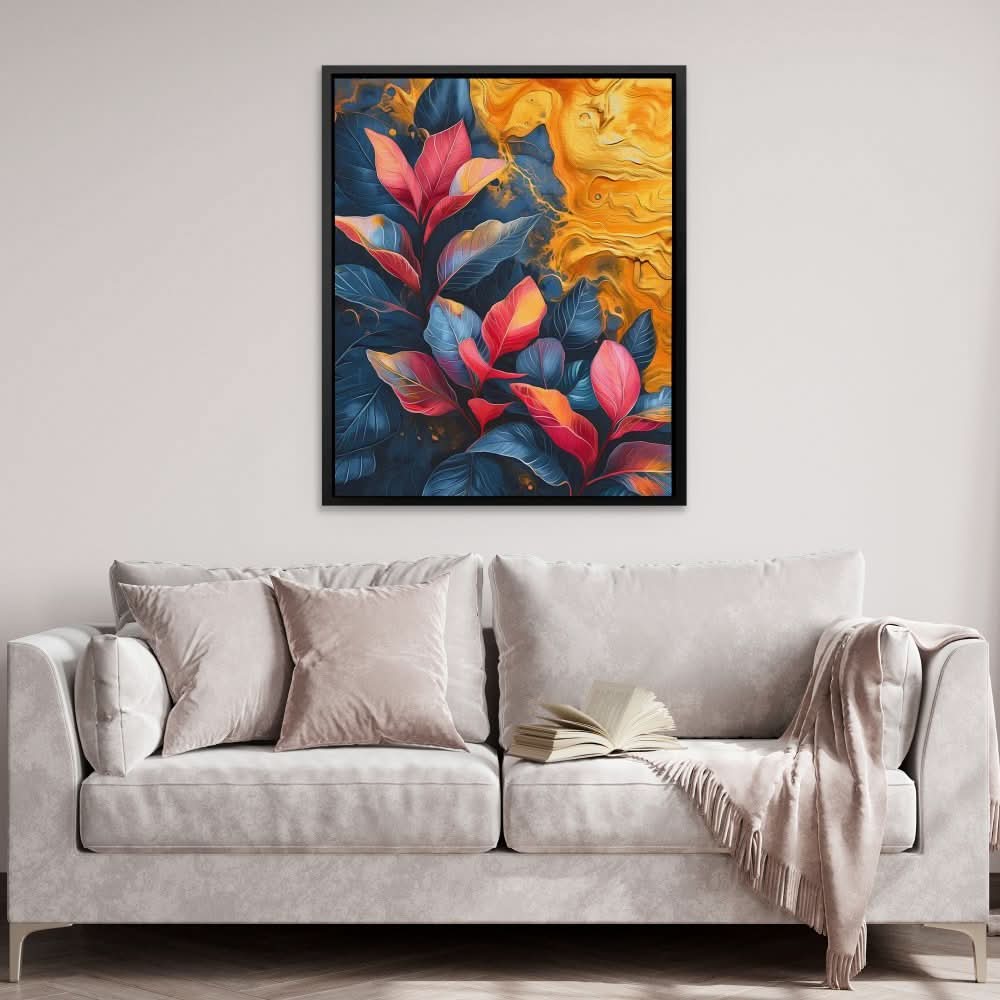 Enchanted Echoes - Colorful Wall Art for Living Room