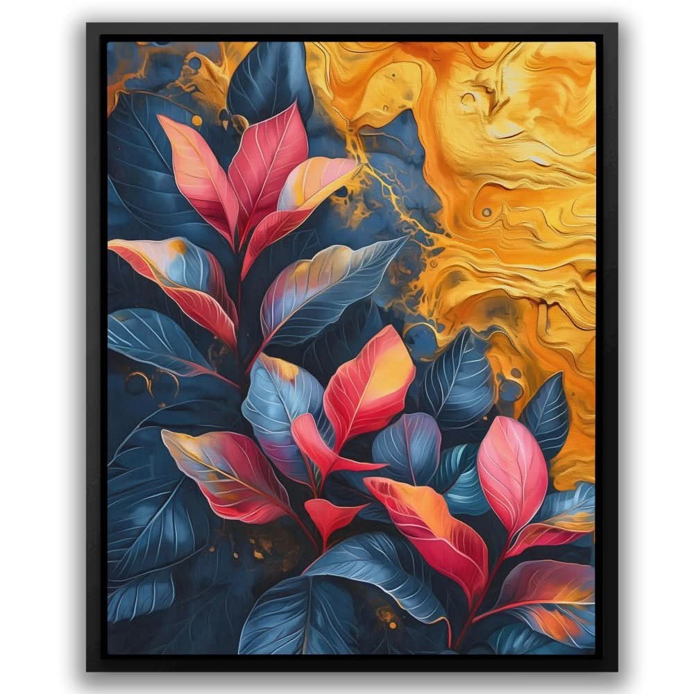 Enchanted Echoes - Colorful Nature Canvas Print