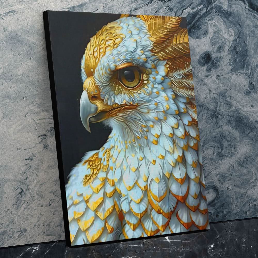 Enchanted Hawk - Animals Canvas Wall Art