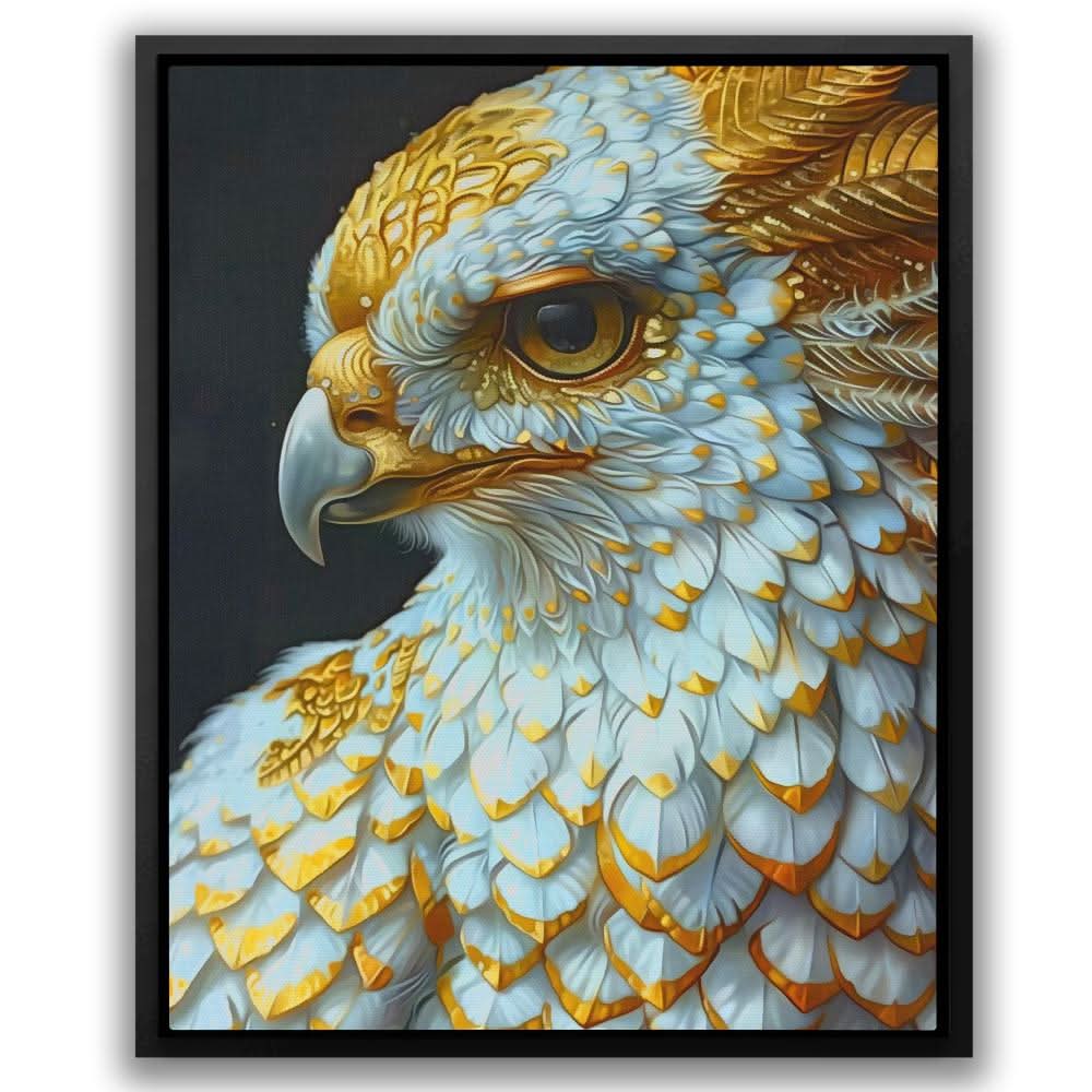 Enchanted Hawk - Large Abstract Canvas Print