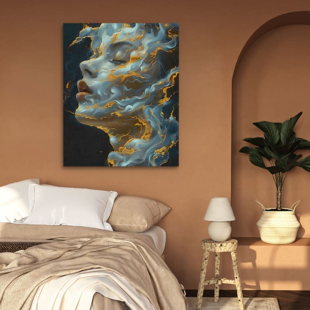 Enchanted Soul - Abstract Wall Art in Black Frame