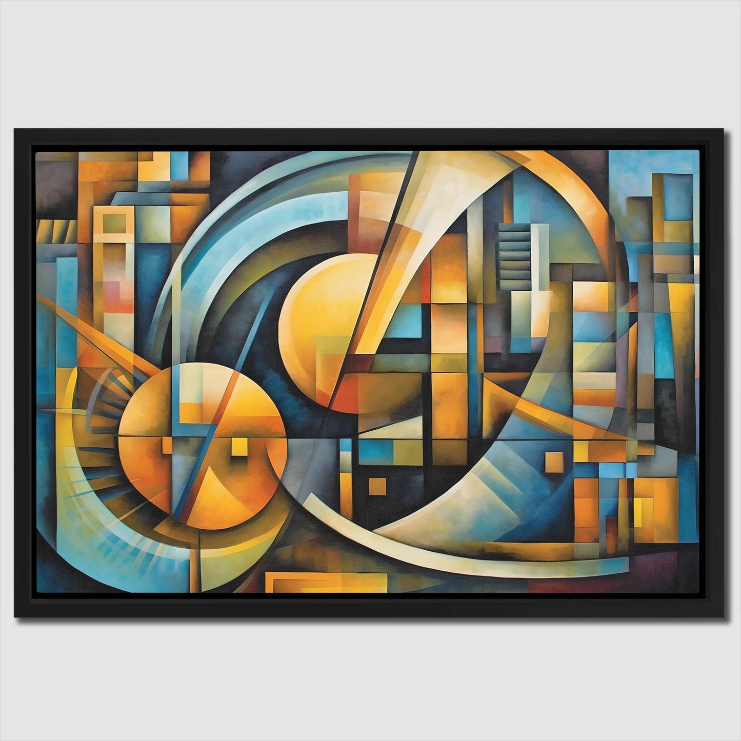 Enigmatic Flow - Large Abstract Canvas Print