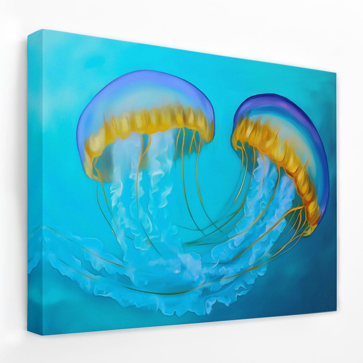Entangled Jellyfish - Beach House Canvas Wall Art