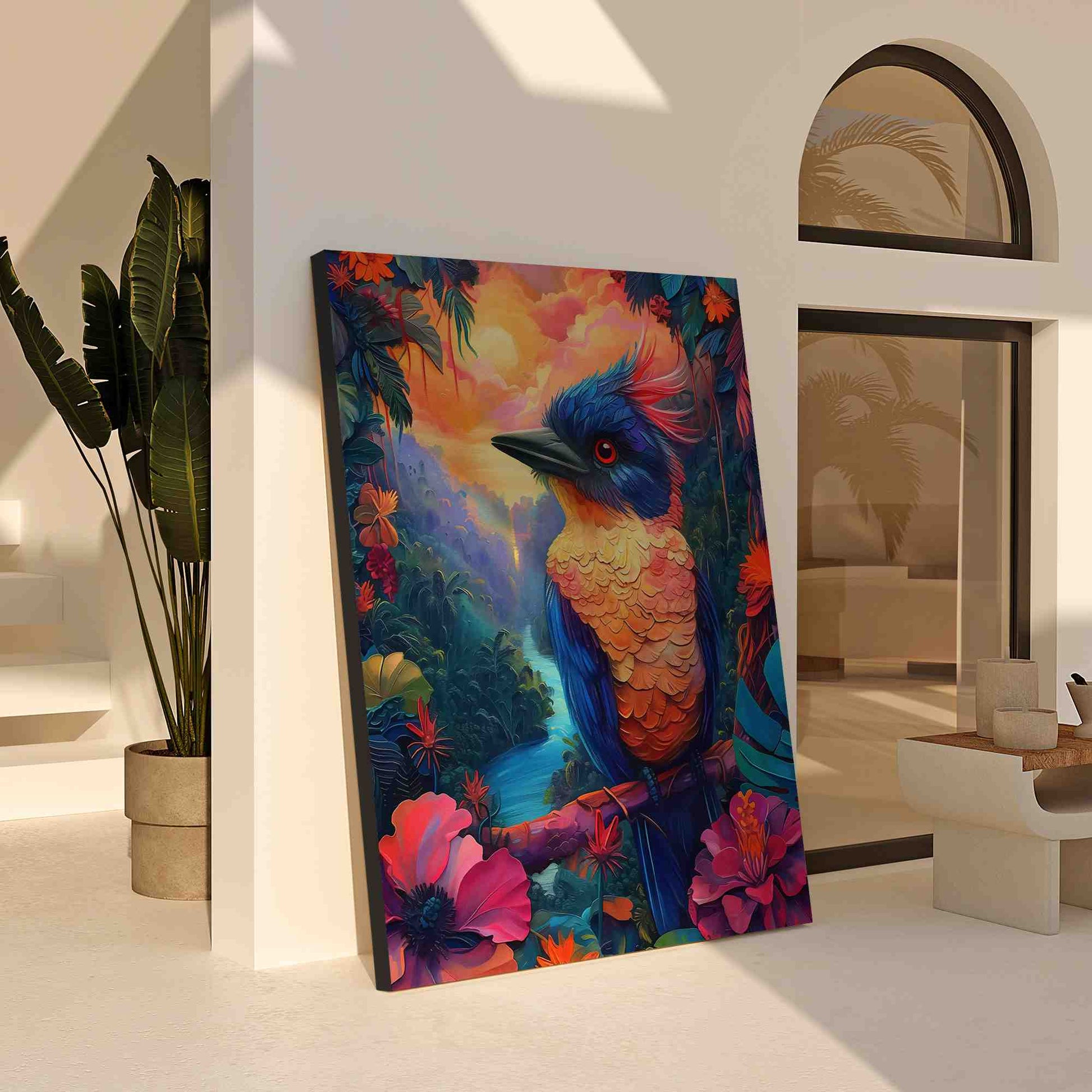 Entrance to Paradise - Large Maximalist Canvas Print
