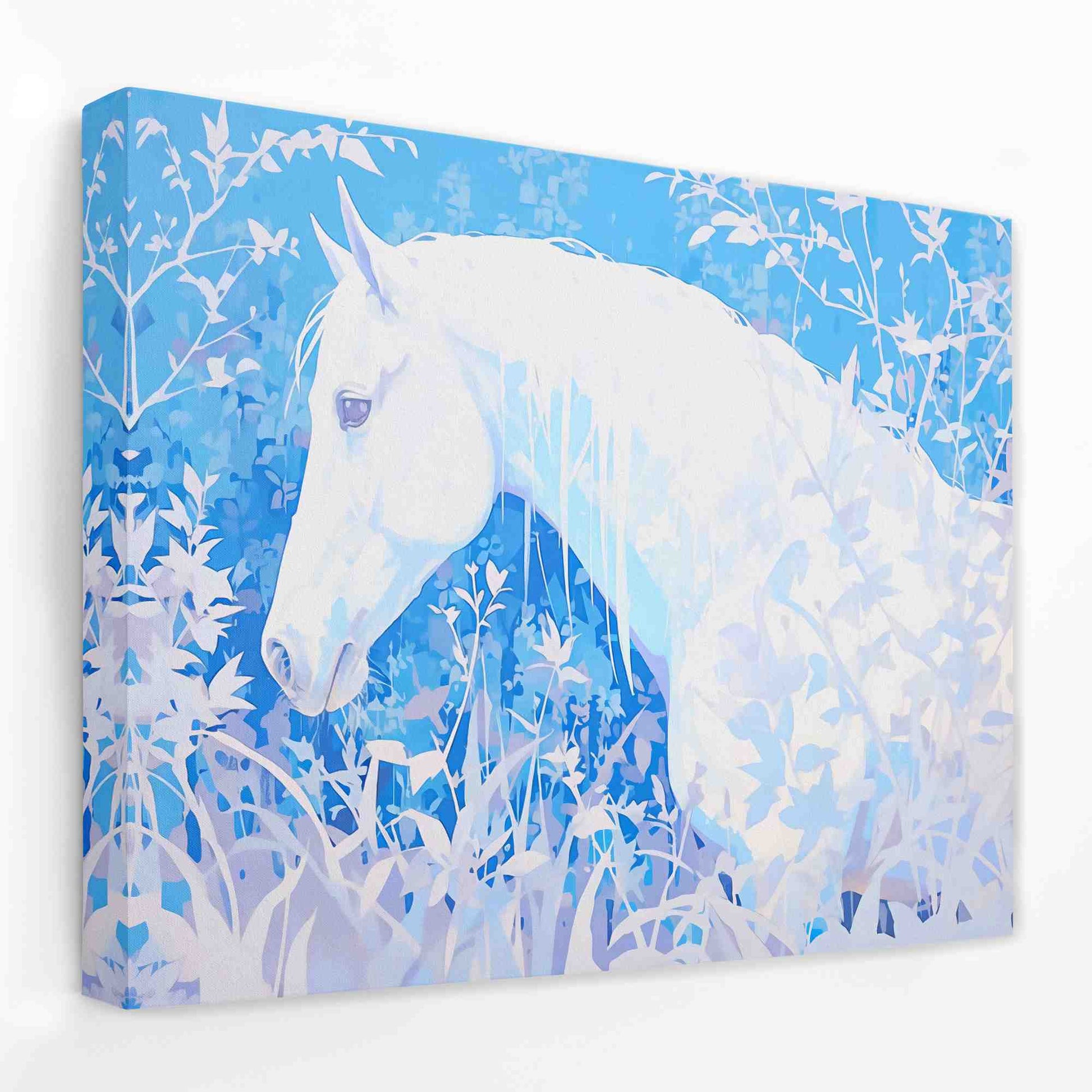Equine Enigma - Animals Canvas Wall Art