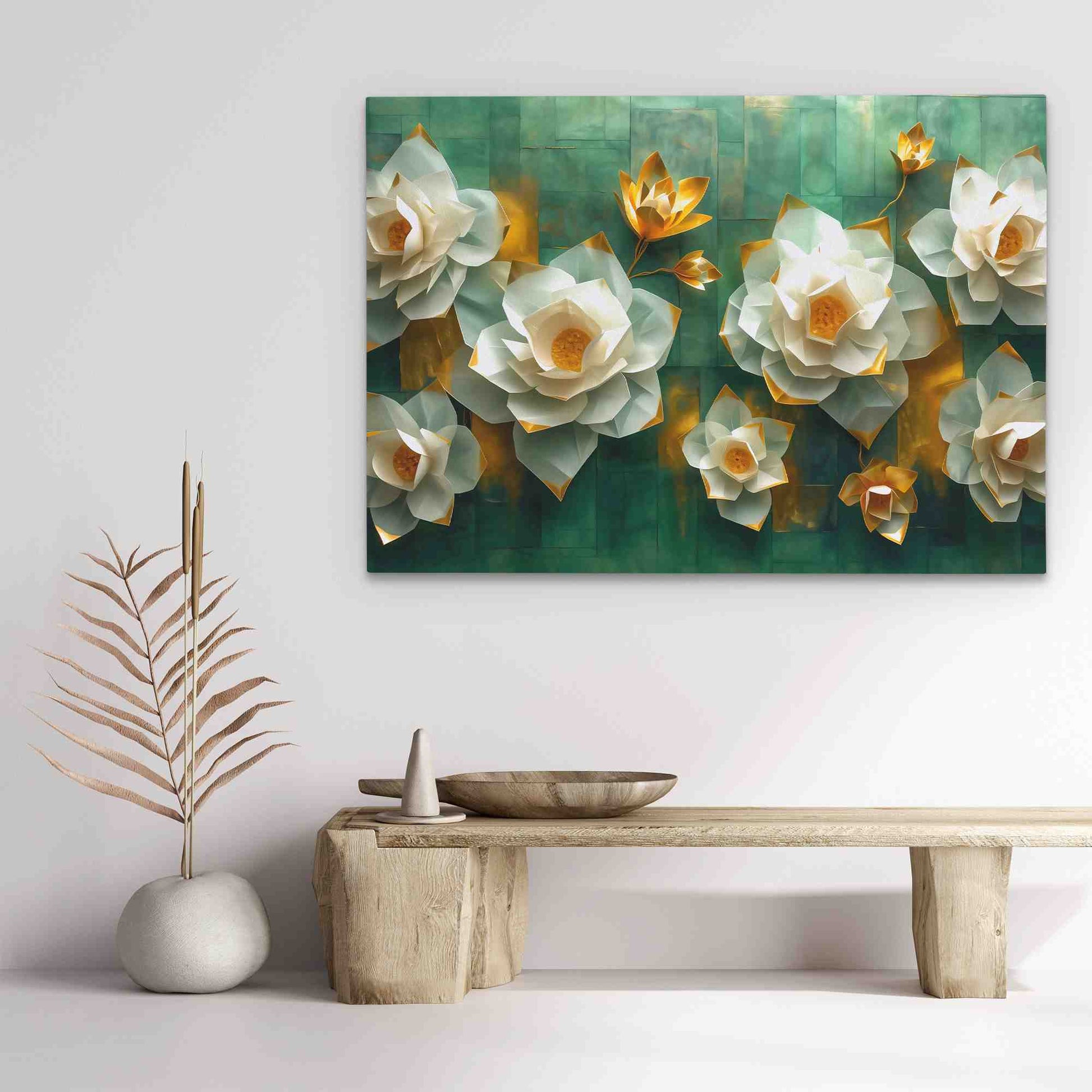 Essence of Elegance - Large Abstract Canvas Print