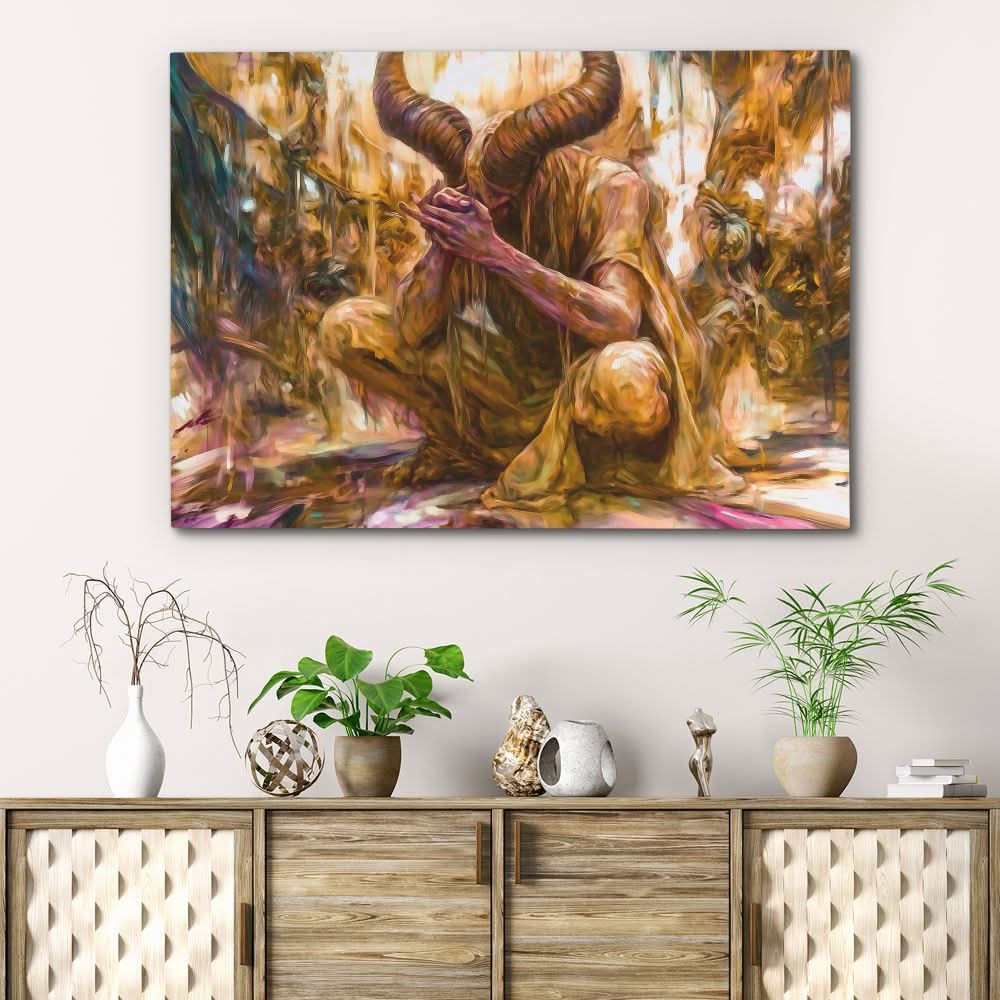 Eternal Chaos - Dark Academia Canvas Print