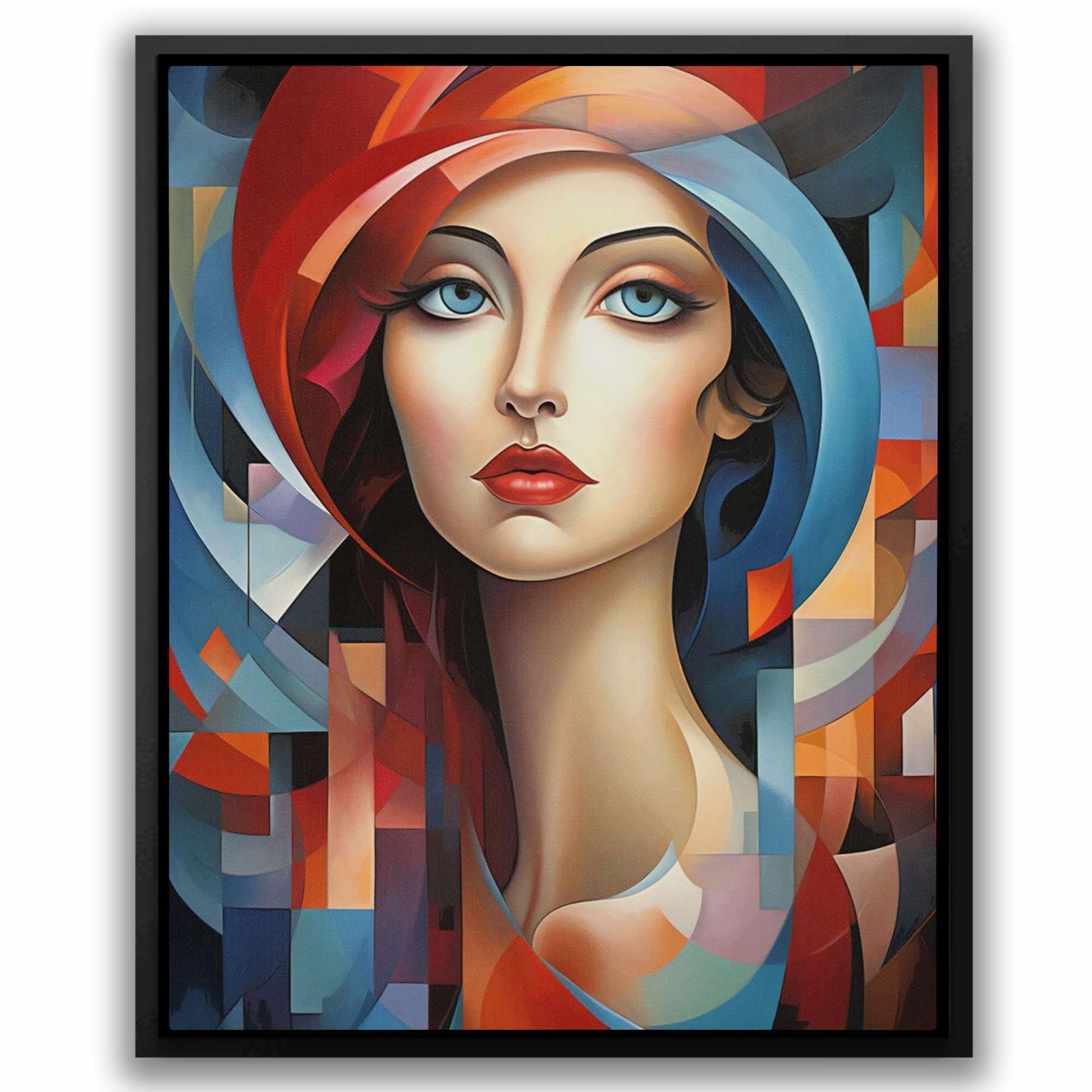 Eternal Dream - Female Wall Art in Black Frame
