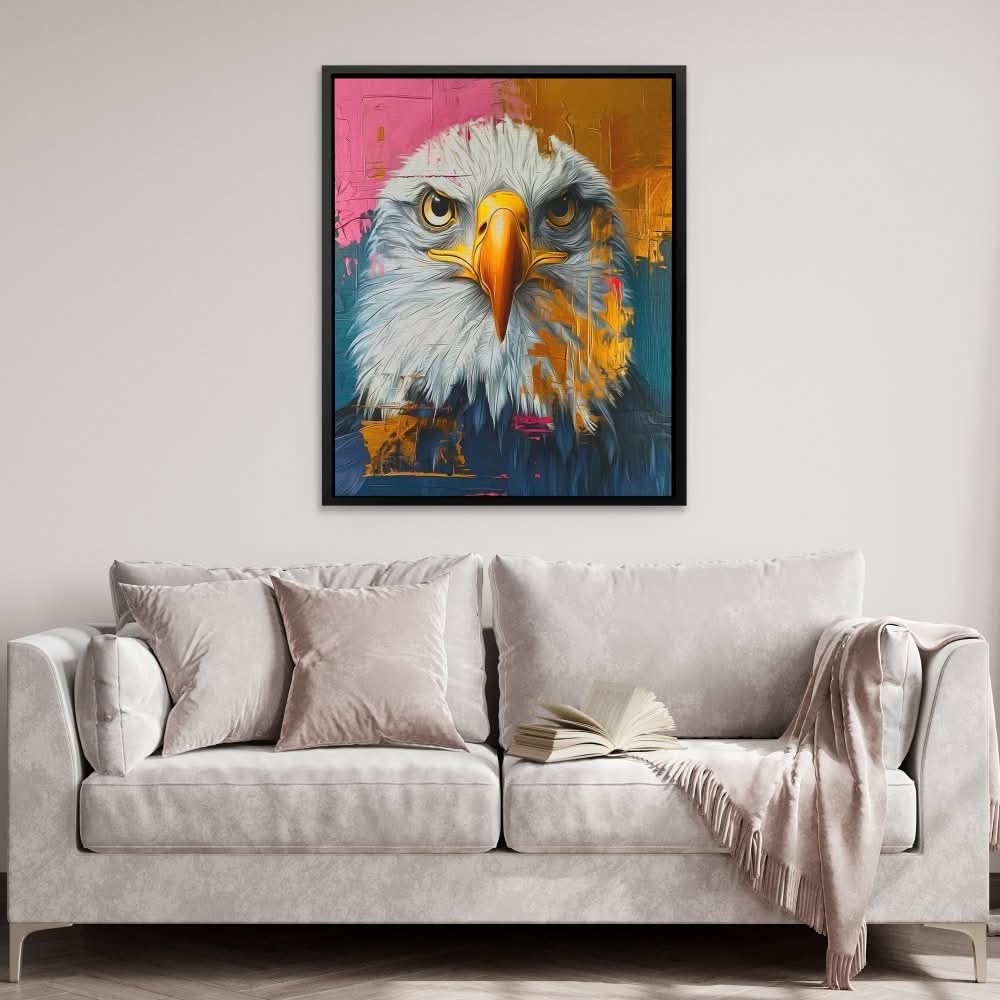 Eternal  Eagle - Large Abstract Canvas Print