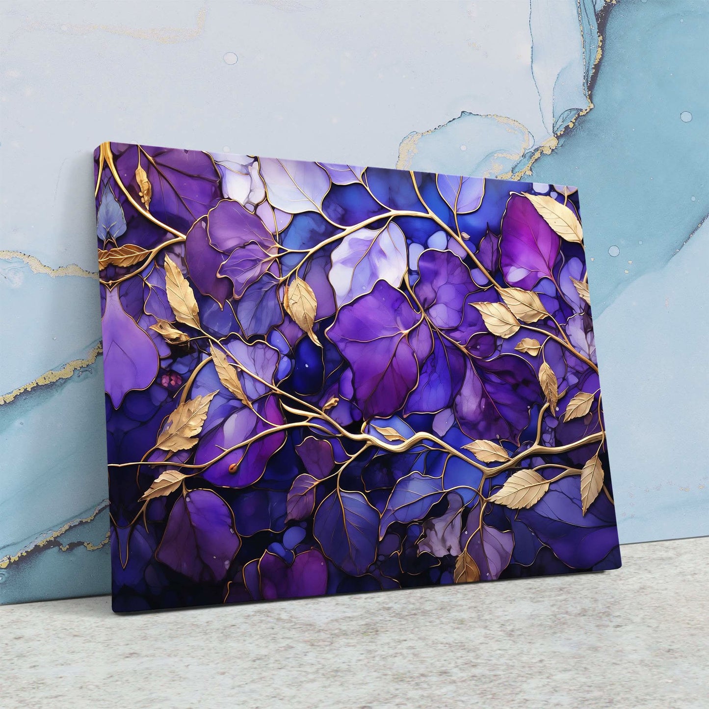 Eternal Garden - Amethyst Art for Bathroom