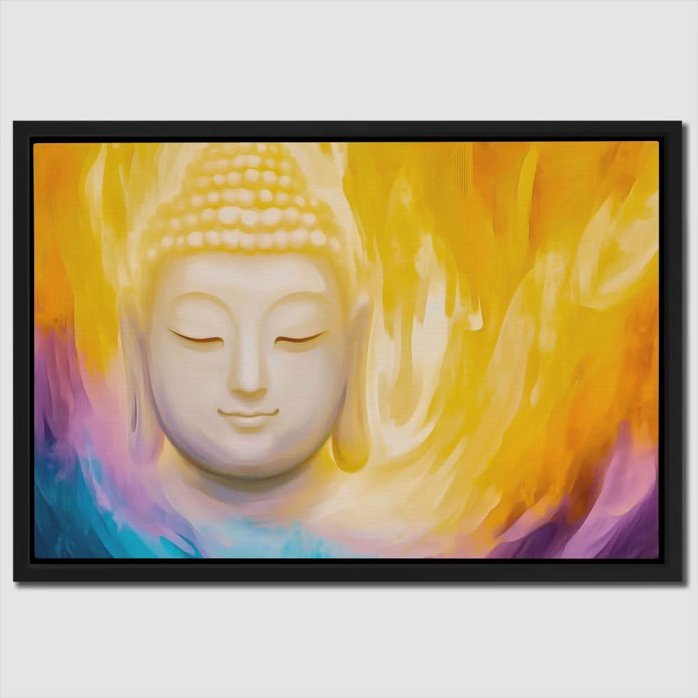 Eternal Glow - Gold Canvas Wall Art