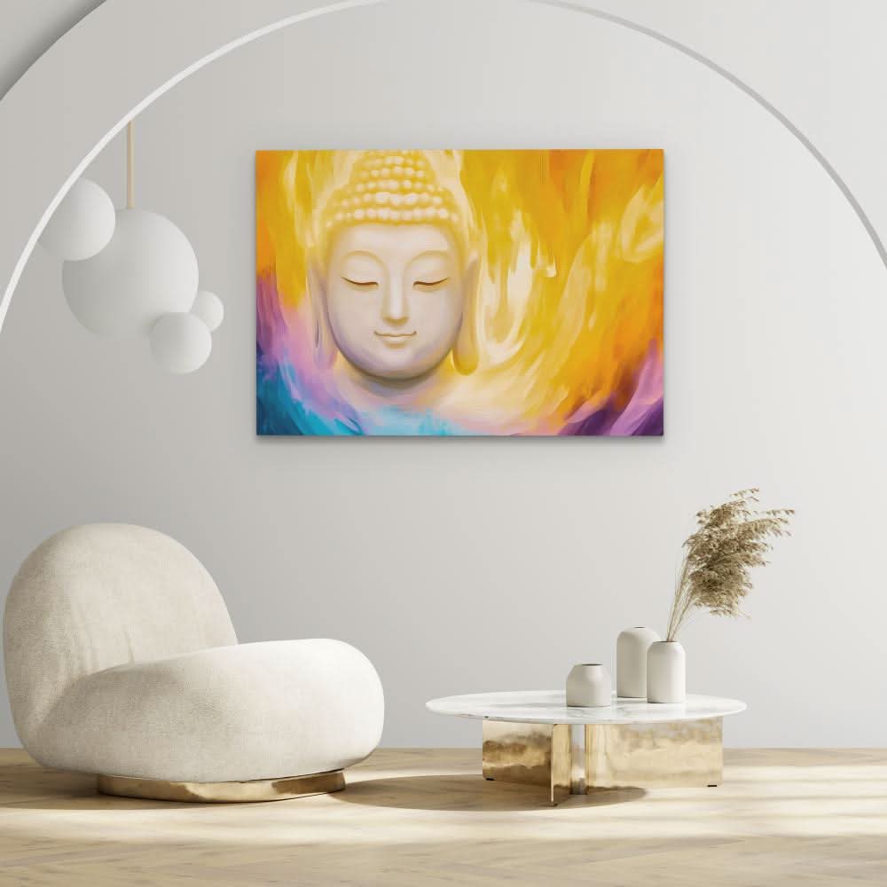 Eternal Glow - Wall Art in Black Frame