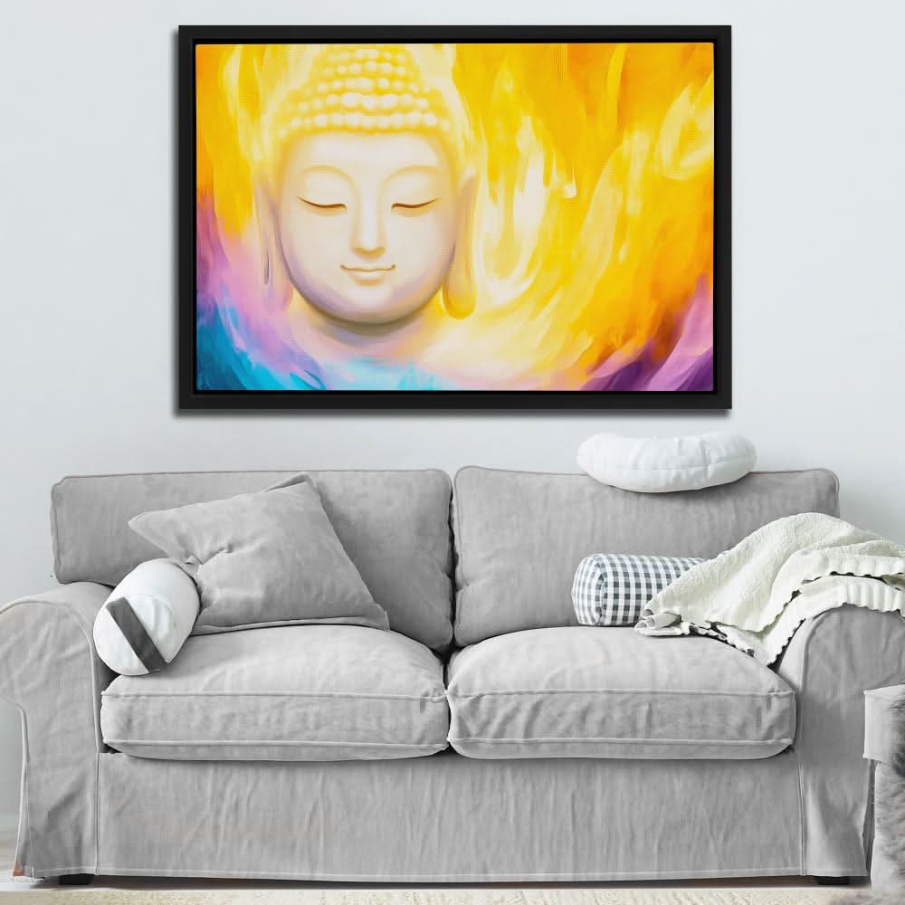 Eternal Glow - Gold Spiritual Canvas Print