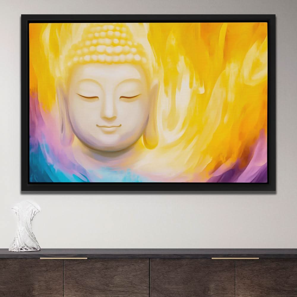 Eternal Glow - Gold Wall Art for Bedroom