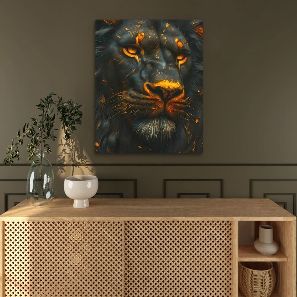Eternal Strength - Bold Wall Art in Black Frame