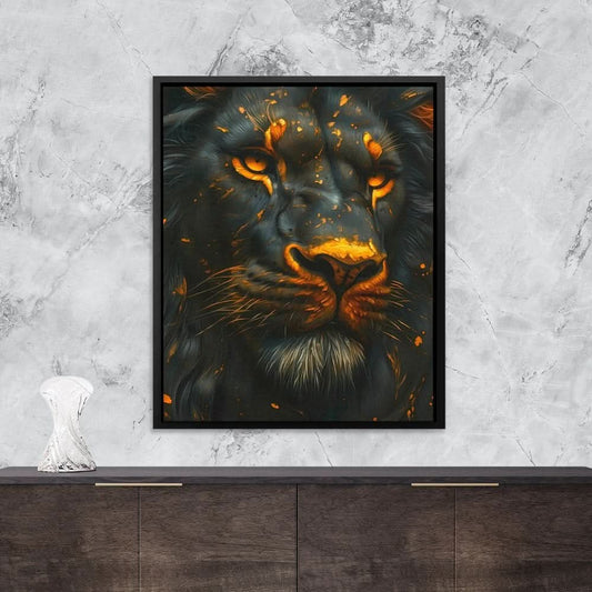 Eternal Strength - Contemporary Wall Art in Black Frame