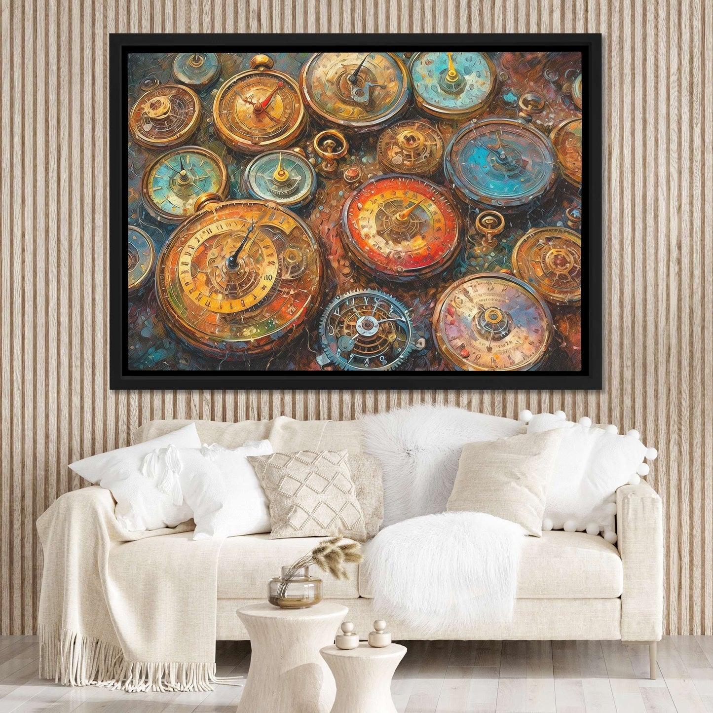 Eternal Ticking - Abstract Wall Art Print