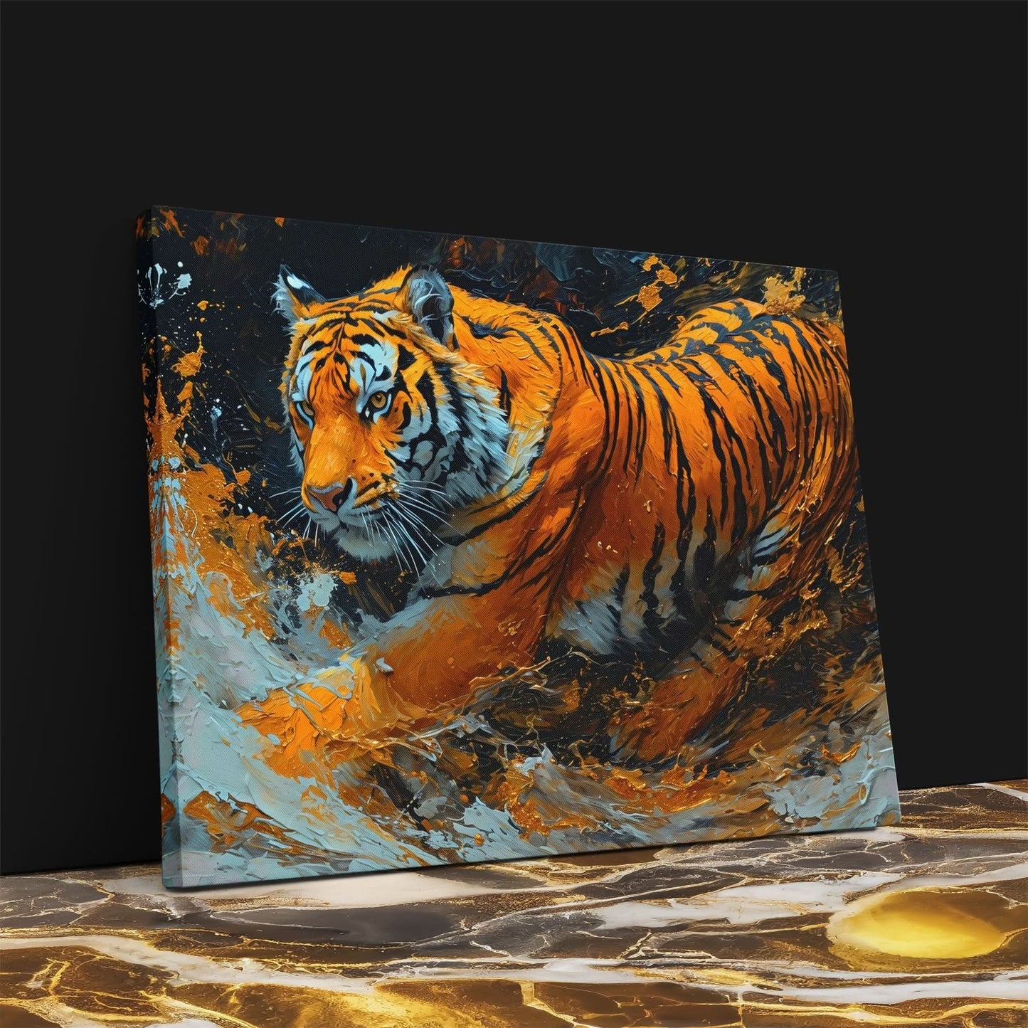 Eternal Tiger - Large Canvas Print