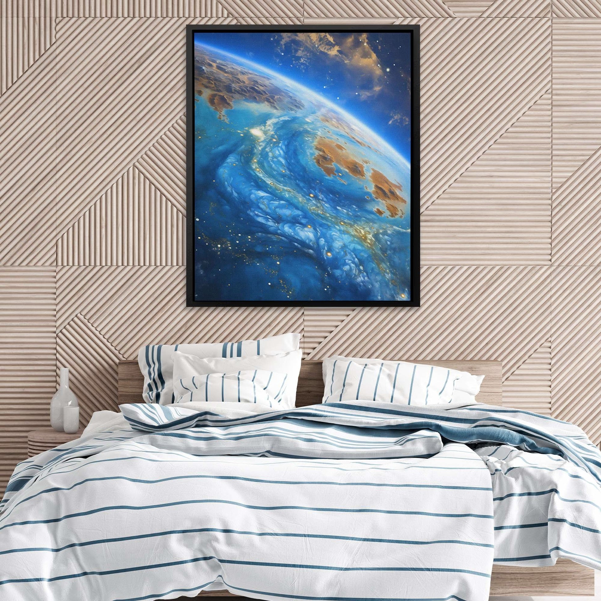Ethereal Dream - Blue Canvas Wall Art