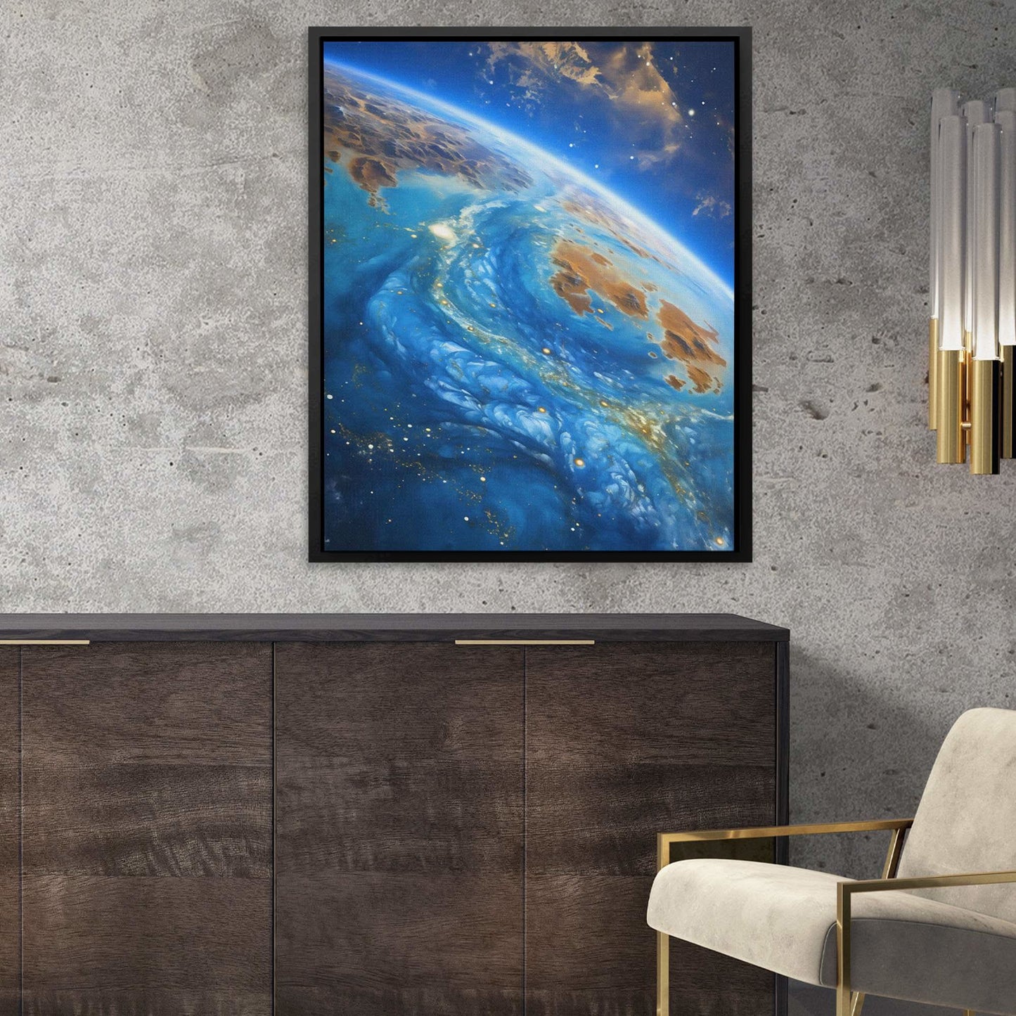 Ethereal Dream - Blue Wall Art