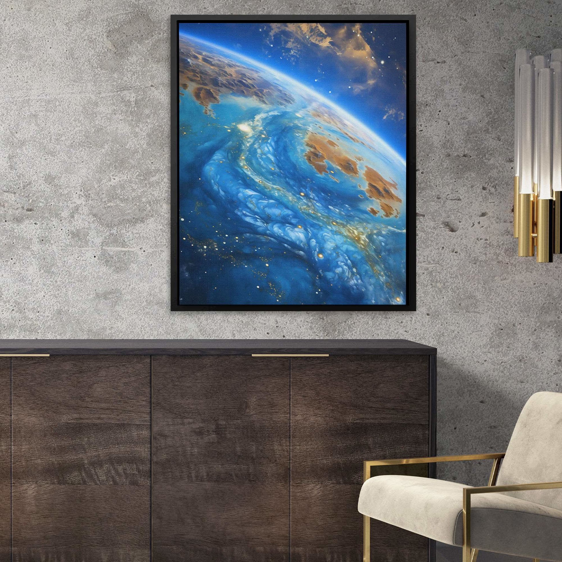 Ethereal Dream - Blue Wall Art