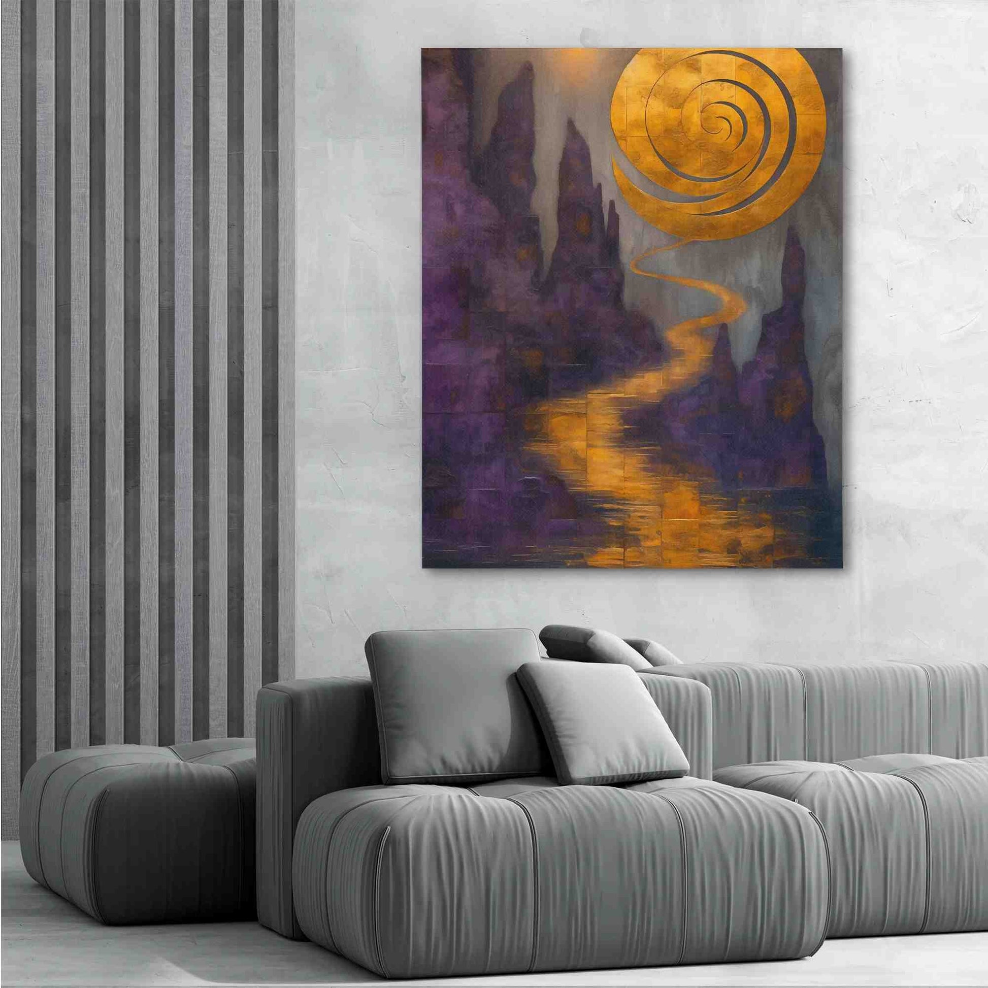 Ethereal Energy - Large Abstract Canvas Print