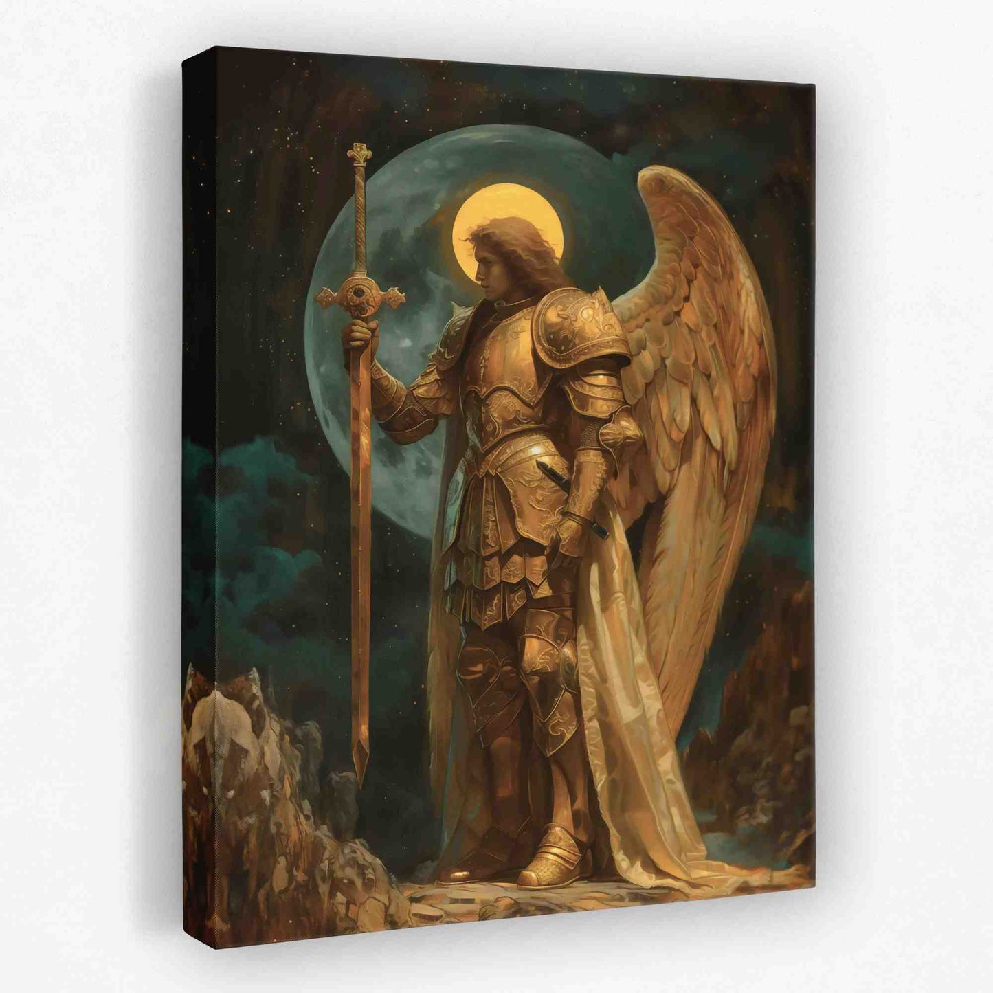 Ethereal Essence - Angel Canvas Wall Art