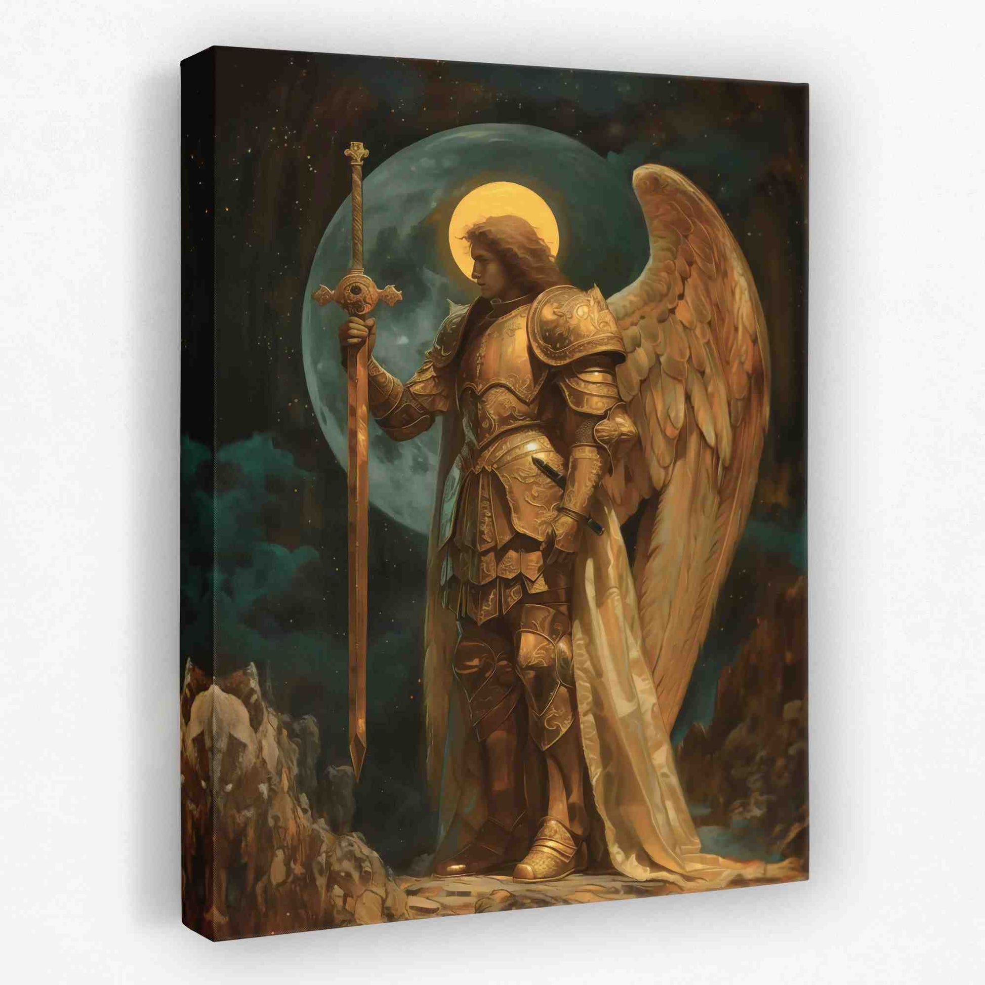 Ethereal Essence - Angel Canvas Wall Art