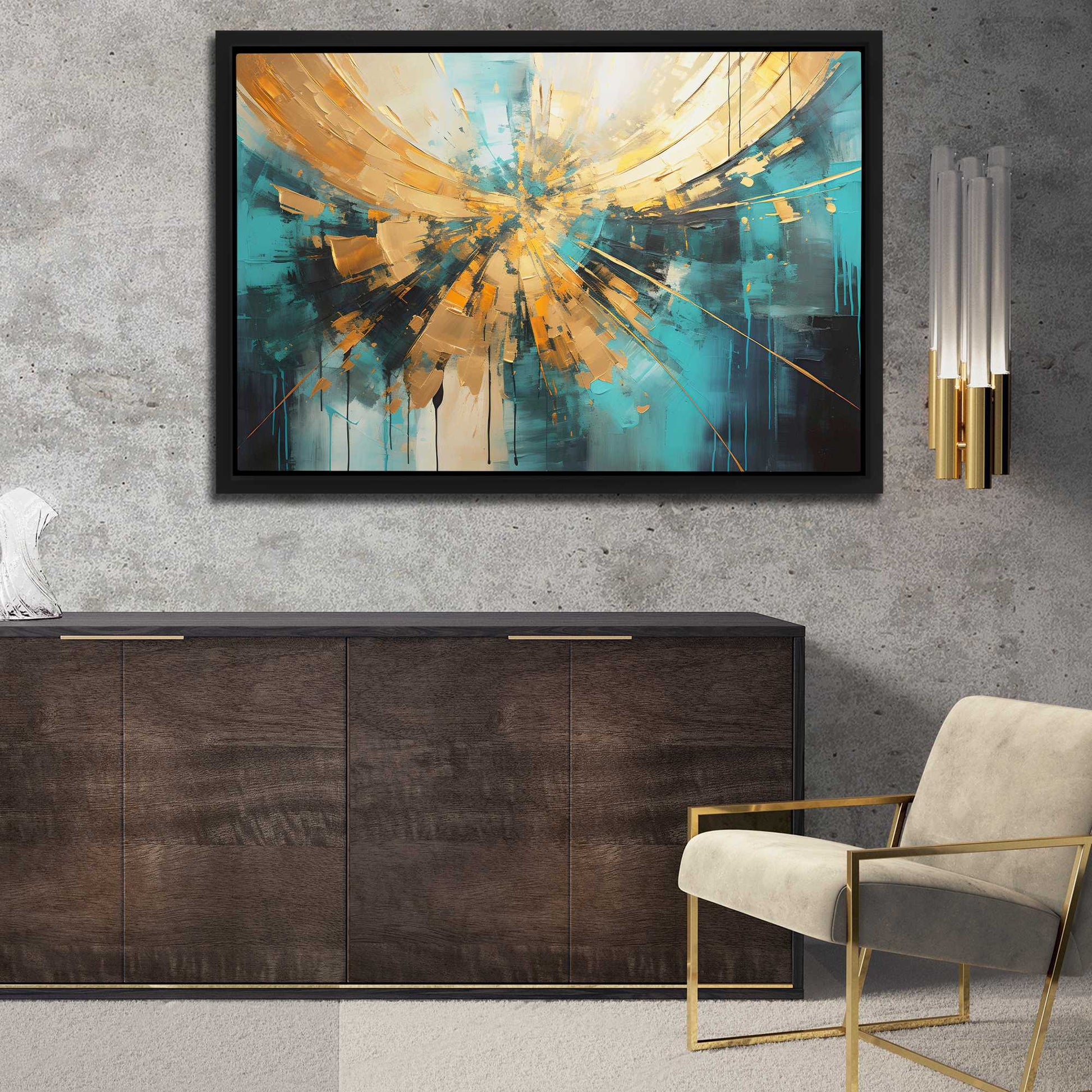 Ethereal Gold - Gold Canvas Print