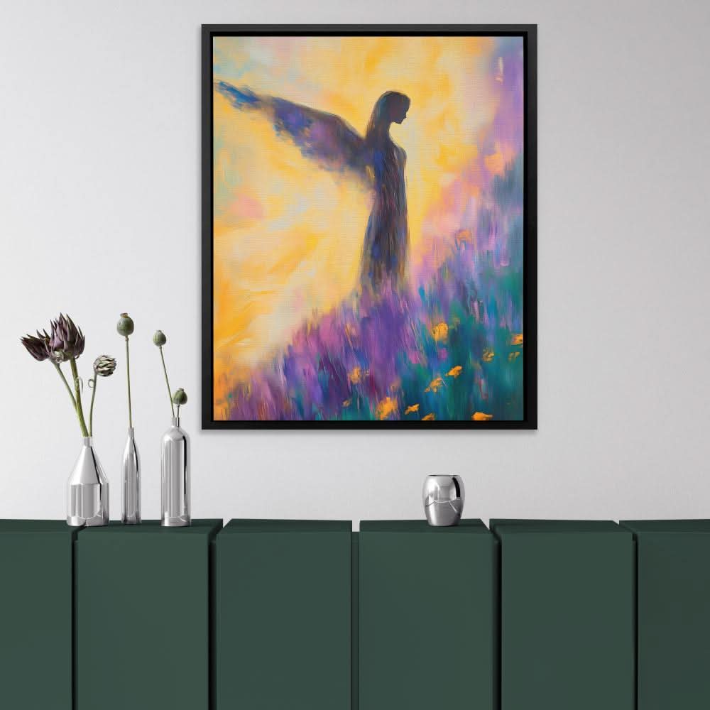 Ethereal Grace - Angelic Art for Bedroom