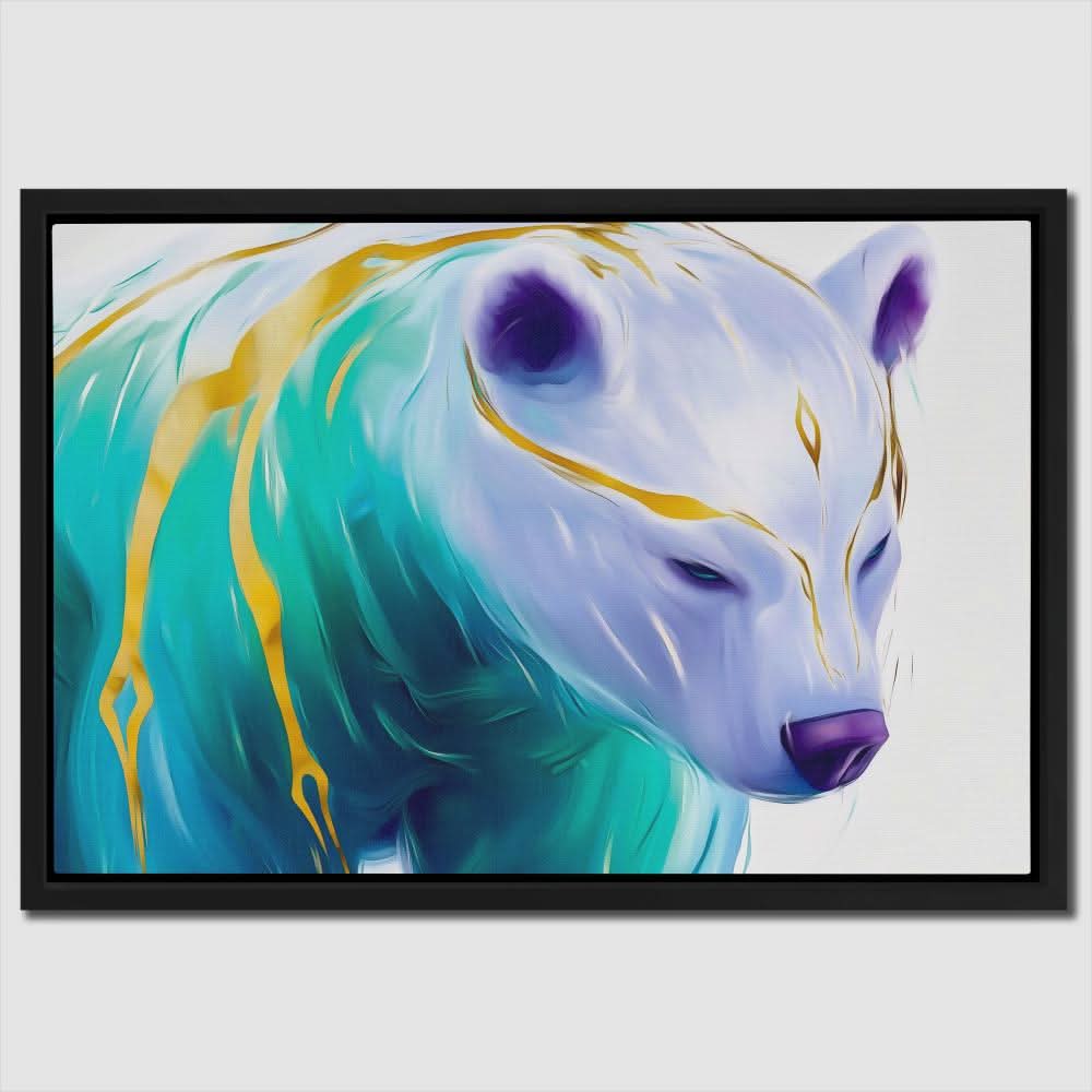 Ethereal Ice Bear - Animals Art for Bedroom