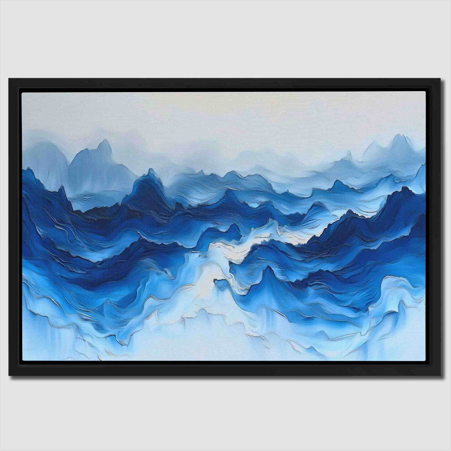Ethereal Landscape - Blue Mountain Canvas Print