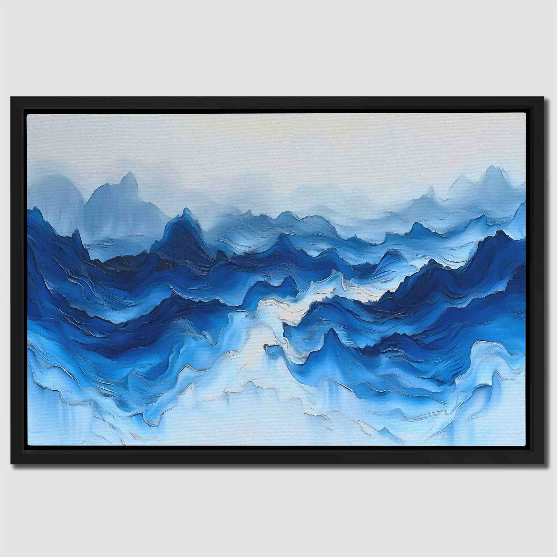 Ethereal Landscape - Blue Mountain Canvas Print