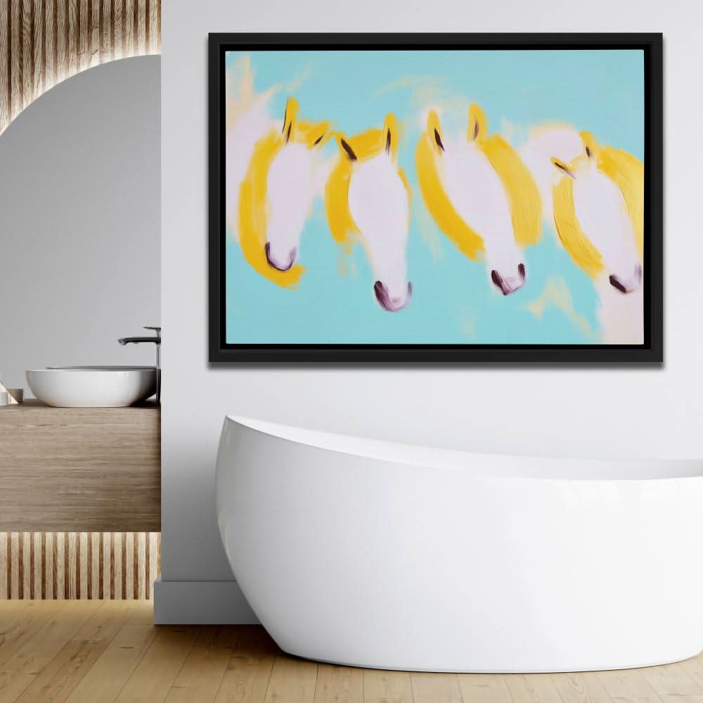 Ethereal Stampede - Coastal Art for Bedroom