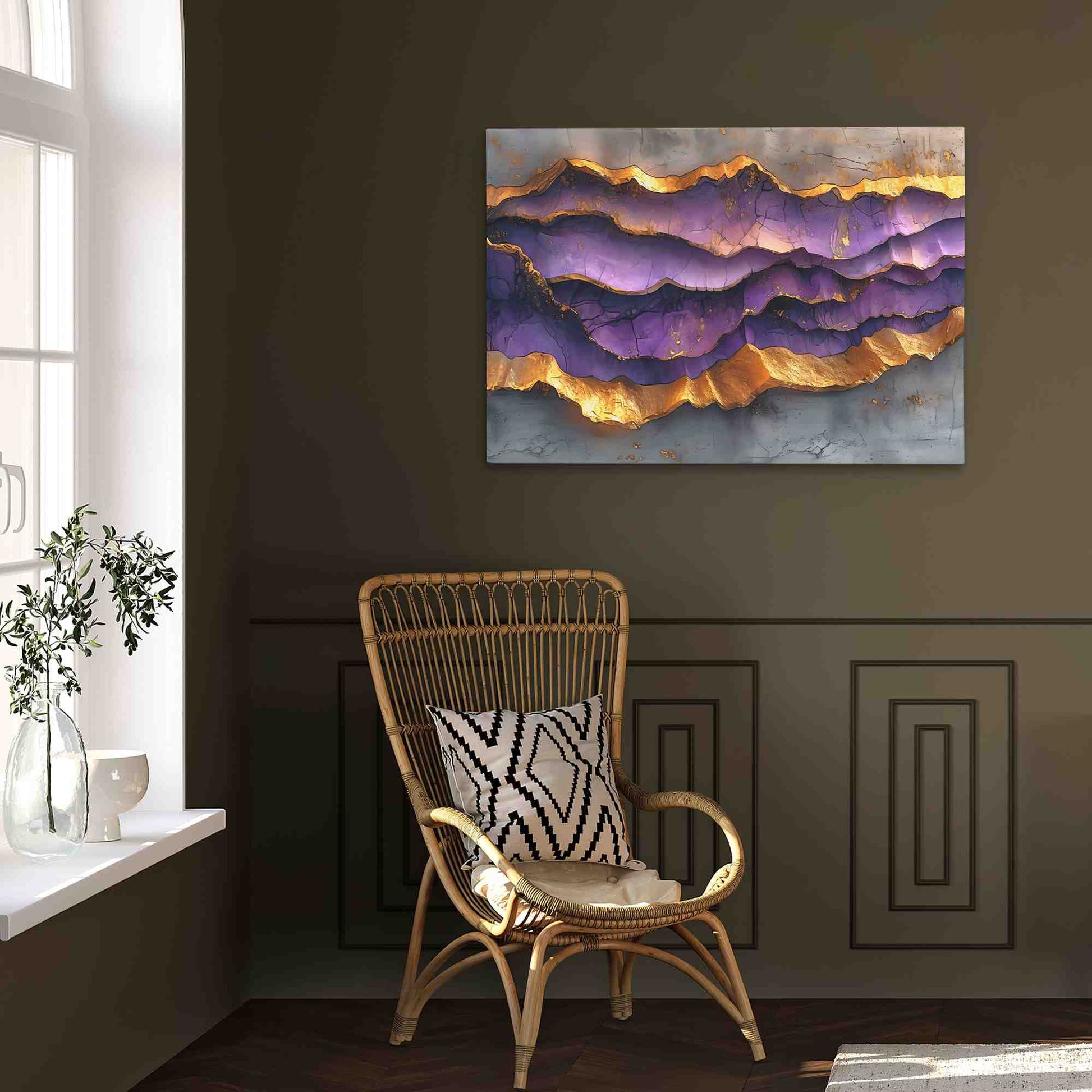 Ethereal Texture - Large Abstract Canvas Print