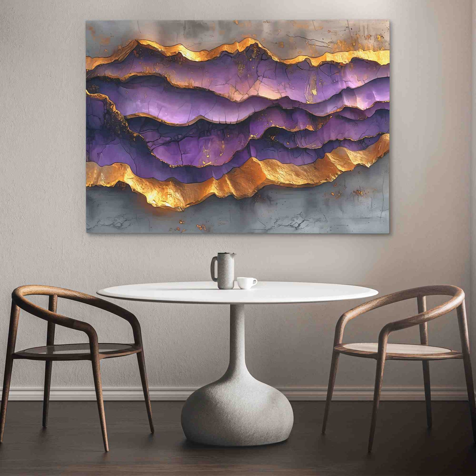 Ethereal Texture - Abstract Wall Art in Black Frame