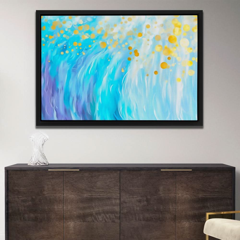 Ethereal Wave - Large Abstract Canvas Print