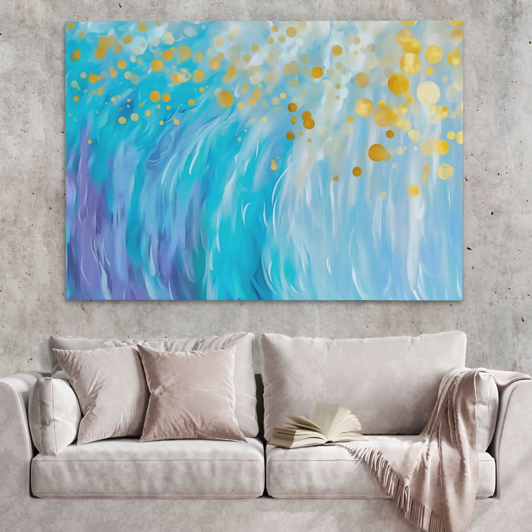 Ethereal Wave - Wall Art for Bathroom
