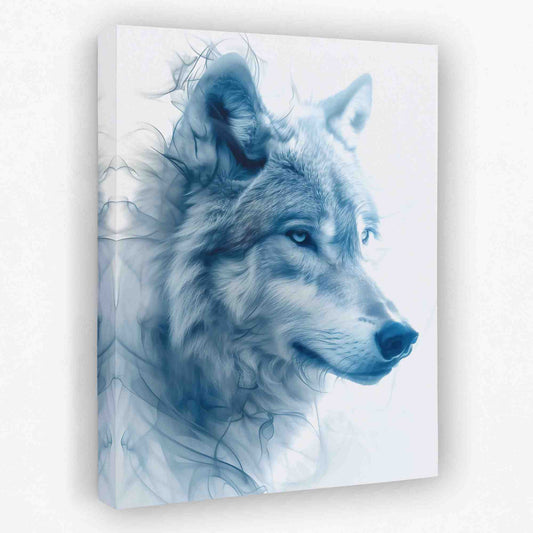 Ethereal Wolf - Animals Canvas Wall Art