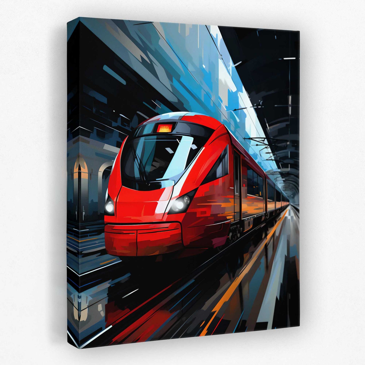 Evening Journey - Illustrations Canvas Wall Art