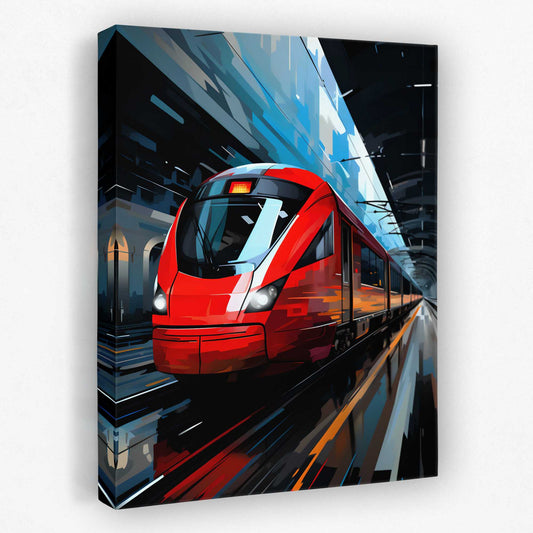 Evening Journey - Illustrations Canvas Wall Art