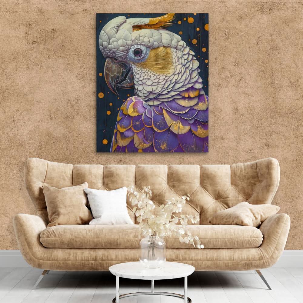 Exotic Elegance - Colorful Wall Art for Lounge